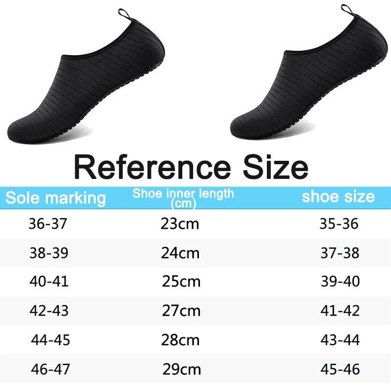 Sneaker natação mergulho meias verão aqua praia sandália sapato plano chinelo à beira-mar para homens mulheres creek sapatos