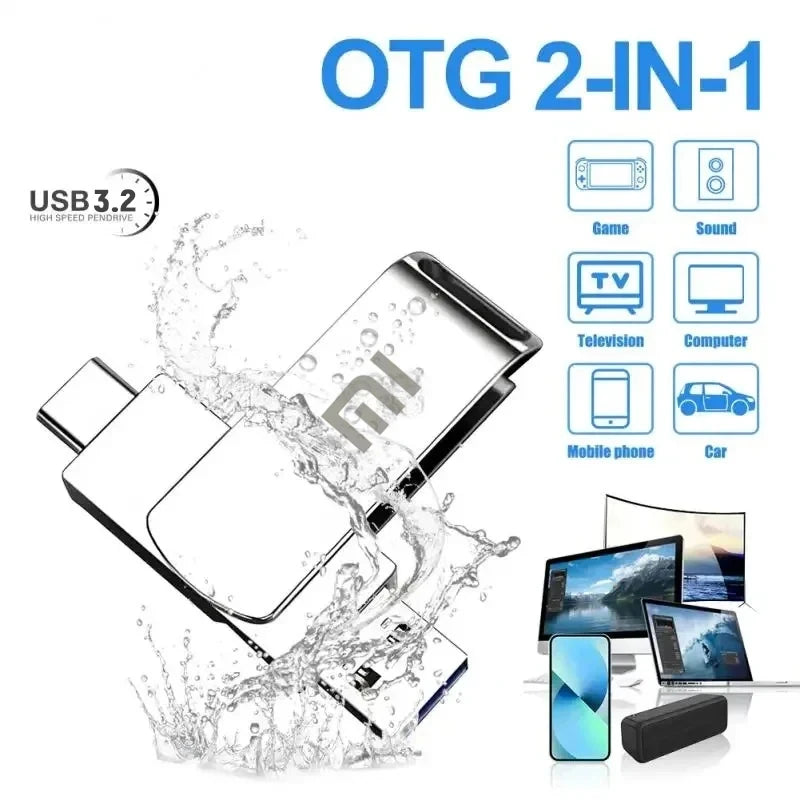 Pendrive de transferência de alta velocidade Cartão de memória Pendrive Flash Disk Memoria à prova d'água