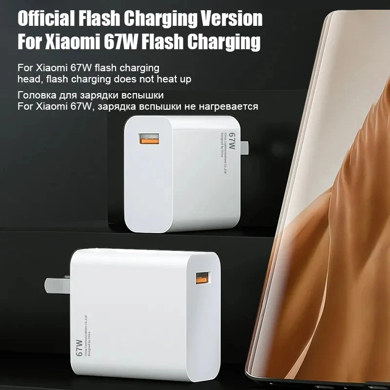Carregador super rápido USB Power Mi 12 11 6A Type C Cabo POCO X5 X4 Pro Redmi Note 9 10 11 Carregando