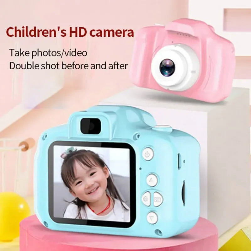 X2 Mini câmera digital infantil pode tirar fotos e vídeos pequenos brinquedos Slr