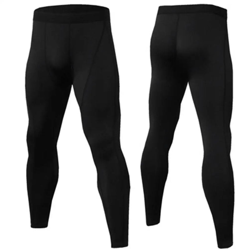 Calças de compressão masculinas calças justas leggings para treinamento de corrida esporte fitness secagem rápida ajuste jogging calças de treino