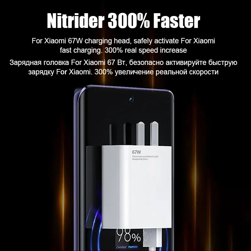Carregador super rápido USB Power Mi 12 11 6A Type C Cabo POCO X5 X4 Pro Redmi Note 9 10 11 Carregando