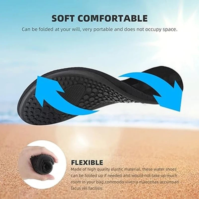 Sneaker natação mergulho meias verão aqua praia sandália sapato plano chinelo à beira-mar para homens mulheres creek sapatos