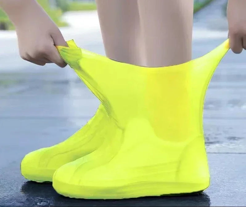 Capas de sapato de silicone resistentes aos lábios, borracha à prova d'água, bota de chuva, acessórios para calçados para dias chuvosos